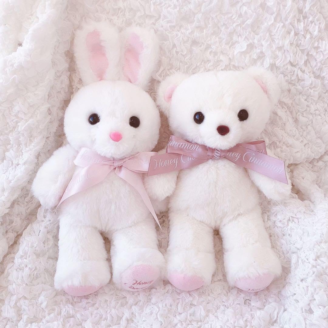 Nommi 一口甜心 スイートハート ぬいぐるみ うさぎ 2点セット